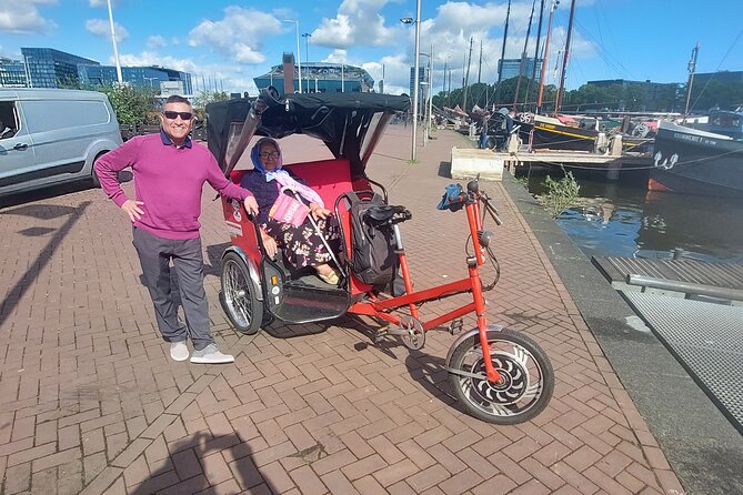 1 Hour Private Amsterdam Rickshaw Tour - The Anne Frank House area adds weight to the route