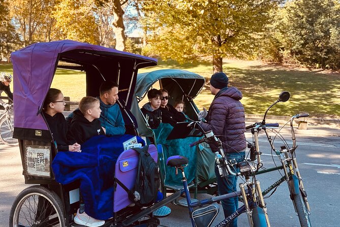 1 or 2 hour Central Park Pedicab Tour. - Key points to know before you book