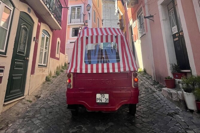 2h Lisbon Private Historical Center Tour by Tuk Tuk - Senhora do Monte and the high view toward the castle