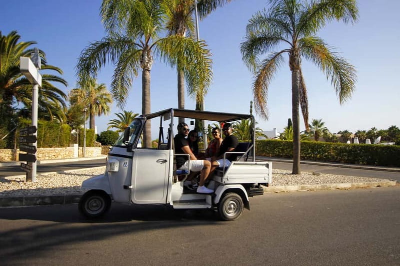 Albufeira: Tuk Tuk Ride with Old Town and Beaches - Olhos de Água and the final secret viewpoint