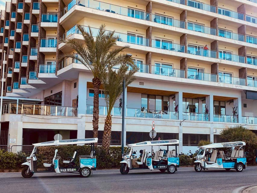 Alicante Tuk Tuk Overview Tour - San Juan Beach and the long coastal view