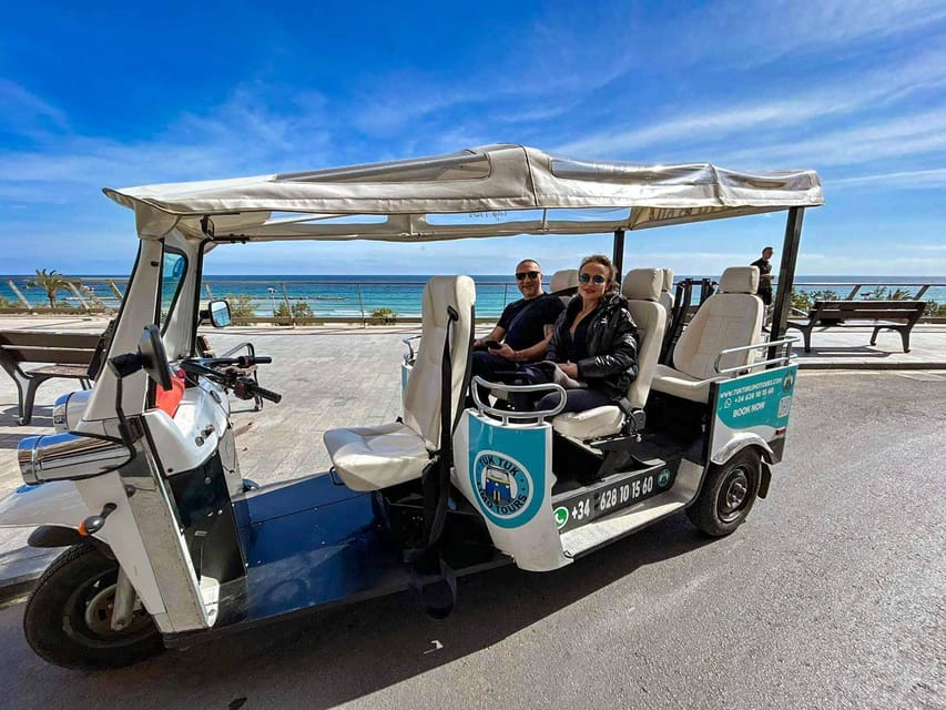 Alicante Tuk Tuk Overview Tour - Luceros, Calvo Sotelo, and Ensanche Diputación
