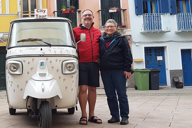 Apelisetta tuk tuk: 2 hours tour of Cagliari - The first hour through Cagliari’s four historic districts