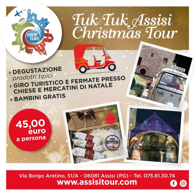 Assisi: Panoramic Tuk Tuk Tour - Key points at a glance