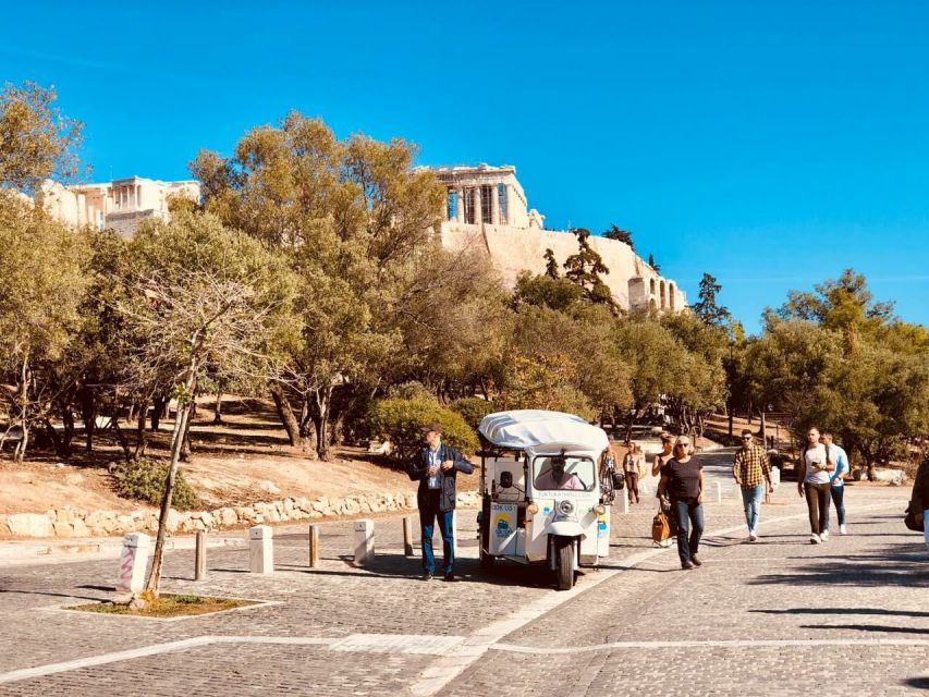 Athens: Private 3-Hour City Tour on Eco-Friendly Tuk Tuk - Climbing Lycabettus Hill for the city view