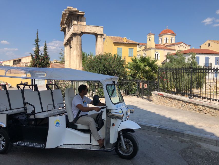 Athens: Private Evening Sightseeing Tour by Electric Tuk-Tuk - Kolonaki, the Olympic Stadium, and the Temple of Zeus
