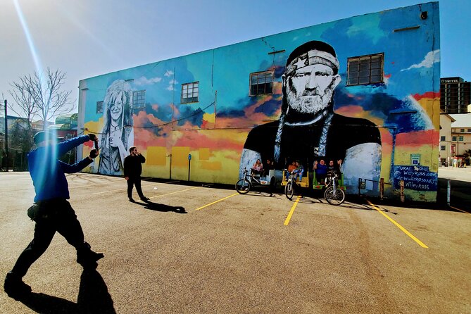Austin Mural Selfie Tour by Pedicab - Why a pedicab works well for Austin murals