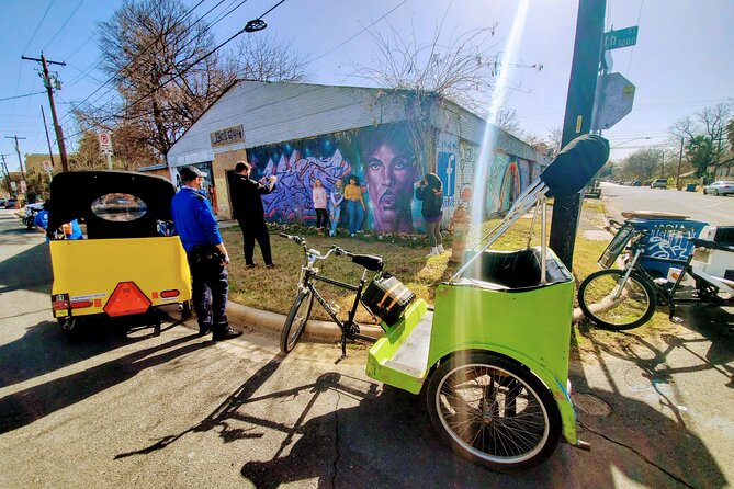 Austin Mural Selfie Tour by Pedicab - What the 90-minute schedule really gives you