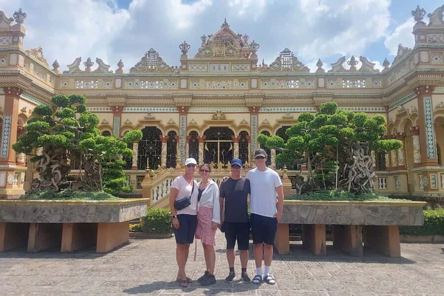 Authentic Mekong Delta: Tuk Tuk, Rowing Boat, Biking Tour - Ben Tre, coconut candy, and honey tea