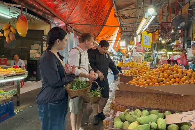 Authentic Thai Cooking with the Largest market visit &TukTuk ride - A Clean Classroom and a Small Group
