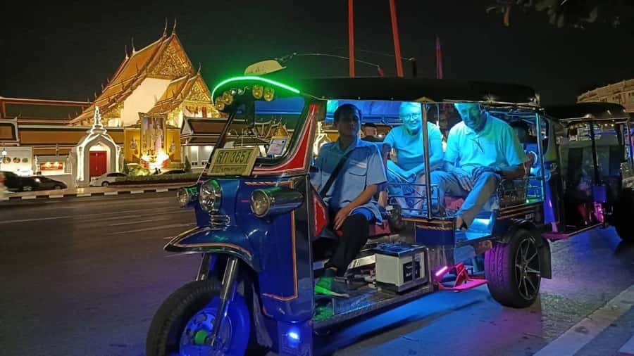 Bangkok Adventure Tuk Tuk Food Tour - Chinatown after dark