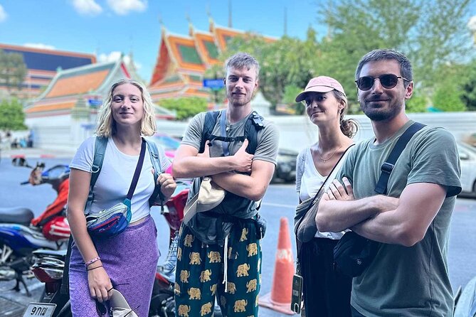 Bangkok Day Tour: Food, Temple & Tuk-Tuk - Rattanakosin Road and the Grand Palace area