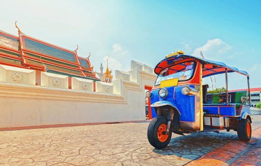 Bangkok: Guided Tour in a Typical Thai Tuk-Tuk - The Grand Palace: an outside look at Bangkok’s royal center