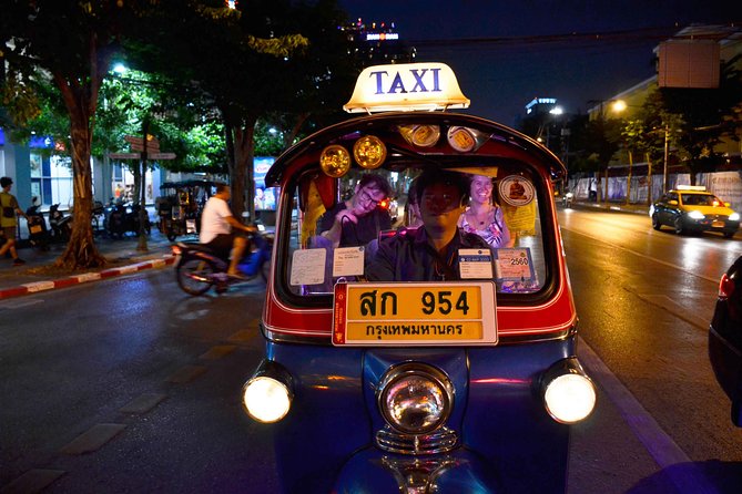 Bangkok Night Food and City Tour by Tuk Tuk - A riverside drink at Amorosa