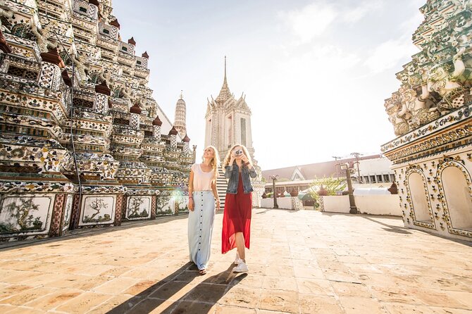 Bangkok One Day Culture , Temples and Tuk Tuk Ride - Crossing the Chao Phraya from Tha Tien Pier