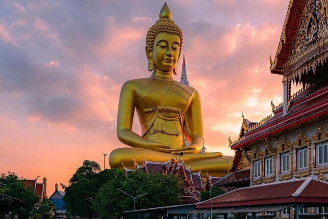 Bangkok : Sunset Food tour by Tuk Tuk boat with big Buddha view - Rain, children, and the practical pace
