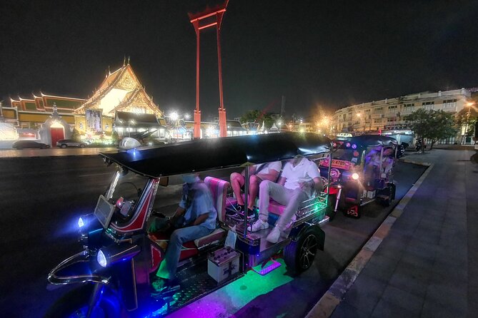 Bangkok Tuk Tuk Food Tour By Night - The rooftop finish near the Chao Phraya
