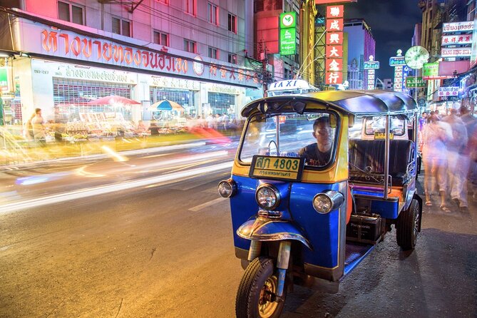 Bangkok Tuk-Tuk Tour by Night with Chinatown Street Food Meal - Shared tuk-tuks through the old city