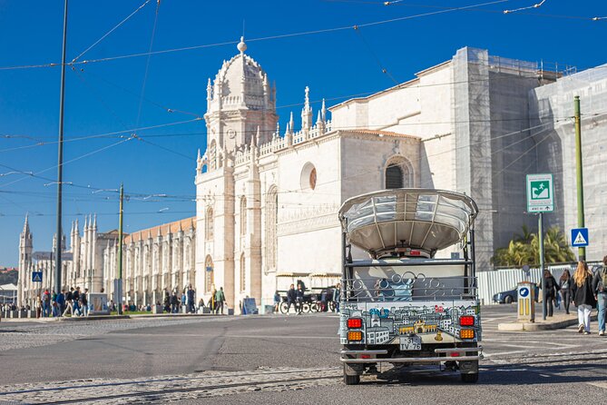 Belém Private Tuktuk Tour - Belém Tower beside the river