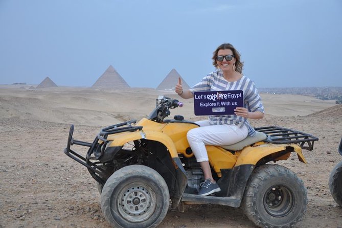 Best adventure around Giza Pyramids ,2hrs Camel Ride, Quad Bike and Tuk Tuk tour - A full Giza day with more than monument photos