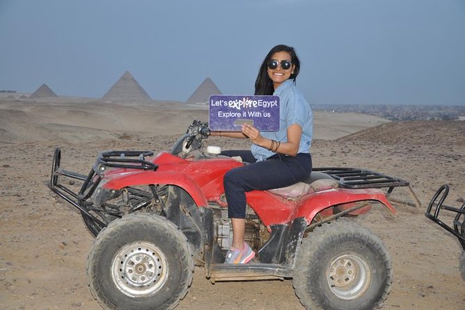 Best adventure around Giza Pyramids ,2hrs Camel Ride, Quad Bike and Tuk Tuk tour - Reaching the Giza Plateau from your hotel