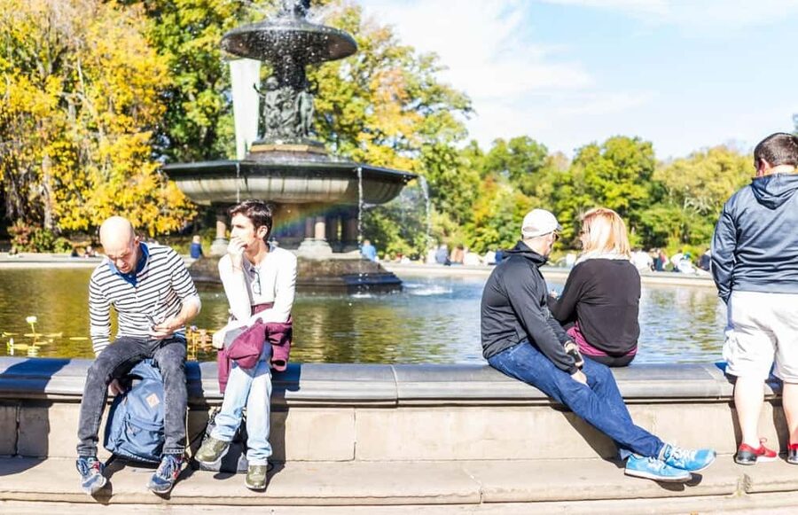 Best of Central Park: Top-Rated Pedicab Tour NYC - Strawberry Fields and the Imagine mosaic