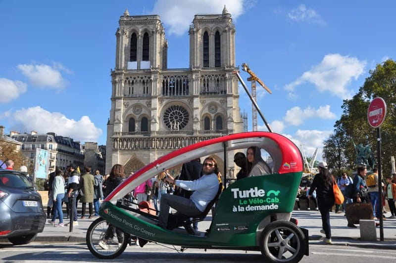 Best of Paris Private Rickshaw bike Tour with guide - Notre Dame, the Sorbonne, and the Pantheon