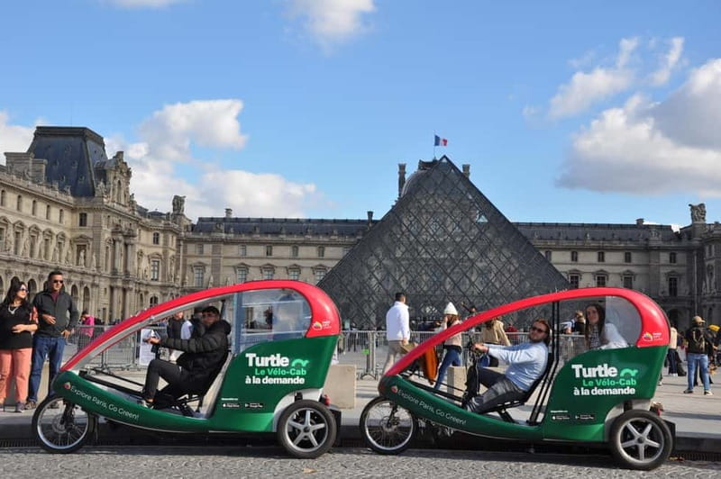 Best of Paris Private Rickshaw bike Tour with guide - Luxembourg Gardens and Saint-Germain-des-Prés