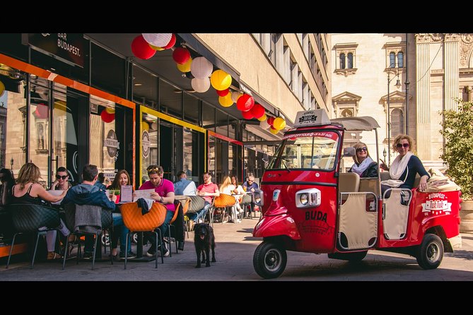 Budapest Private Tuk Tuk Tour with Wine Tasting and Cheese Platter - A quieter pause at the Garden of Philosophers