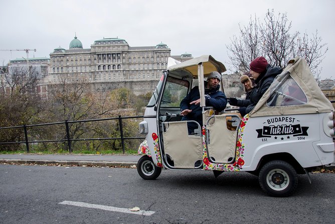 Budapest Tuk Tuk Tour with House of the Unicum Distillery Visit - Castle Hill and Matthias Church