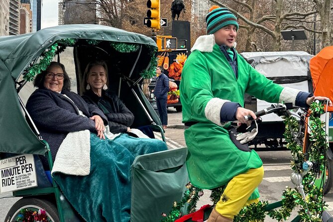 Central Park Movie Locations and Celebrity Homes Pedicab Tour - Pinebank Arch, Columbus Circle, and the western edge
