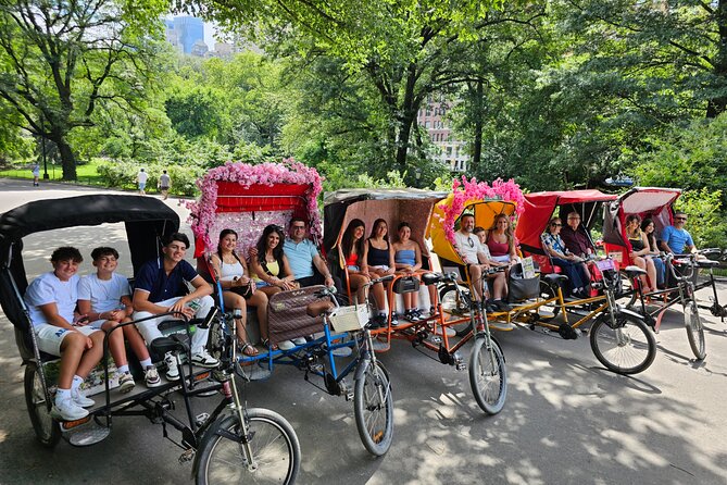 Central Park Pedicab Tour– Top Highlights - Key points to know before you book
