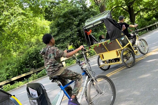 Central Park Pedicab Tours - Belvedere Castle and the reservoir
