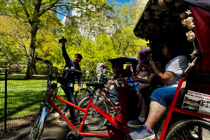Central Park Pedicab Tours - History and Movie Locations - The Lake and Bow Bridge