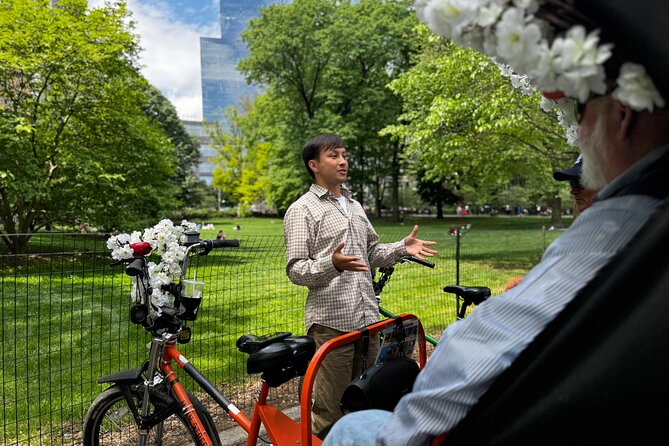 Central Park Pedicab Tours - History and Movie Locations - Strawberry Fields and the Dakota