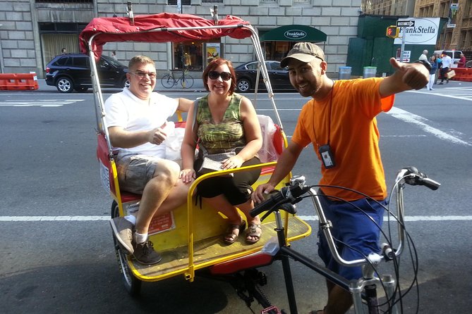 Central Park Pedicab Tours with New York Pedicab Services - Wollman Rink and the southern park view