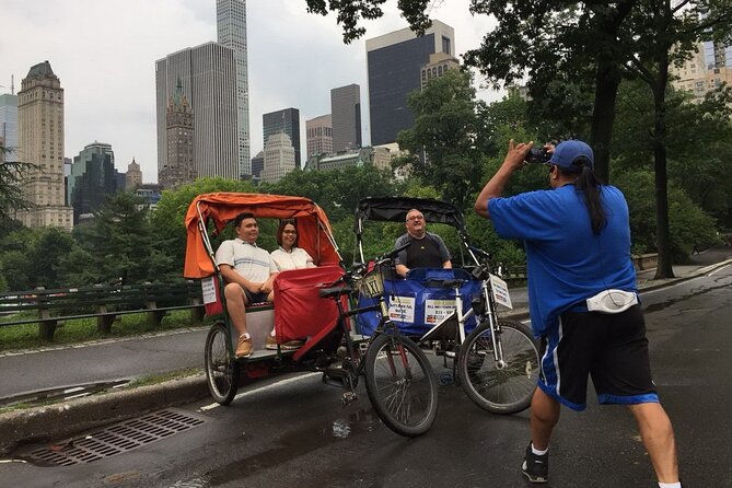 Central Park Pedicab Tours with New York Pedicab Services - Conservatory Water and a movie connection