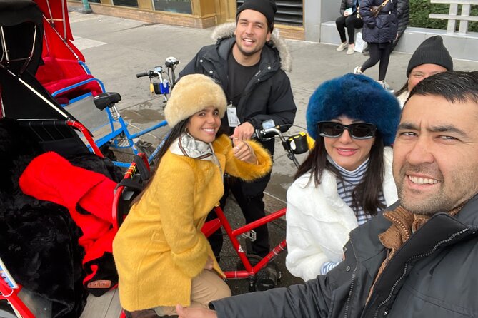 Central Park privet pedicab delux tour -1 hour - Carousel and Wollman Rink: a fast start with city views