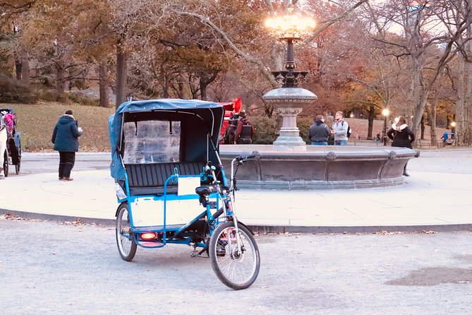 Central park Tour happy hour Pedicab tour - Morning, afternoon, or evening in the park