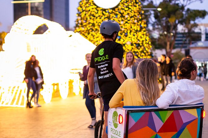 Christmas Lights Rickshaw Tour in Perth - The riders shape the experience