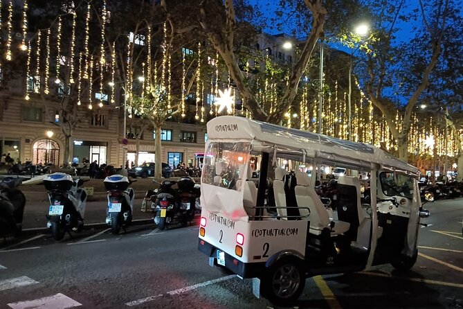 Christmas Lights Tour of Barcelona in Private Eco Tuk Tuk - Starting near Carrer de Casp and Barcelona Nord