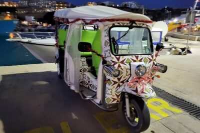 Christmas Tuk Tuk or Jeep tour in Gozo inc. Dinner