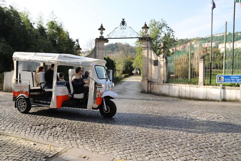Coimbra: TukTuk Adventure. Local and multilingual host. Hotel pickup. - Key points at a glance