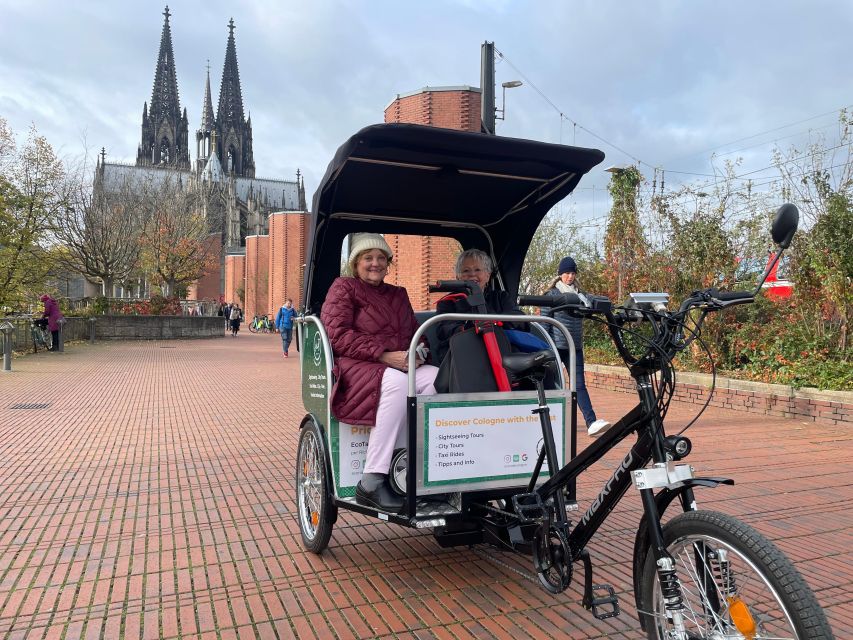 Cologne: Private Rickshaw Tour - Comfort, weather, and mobility