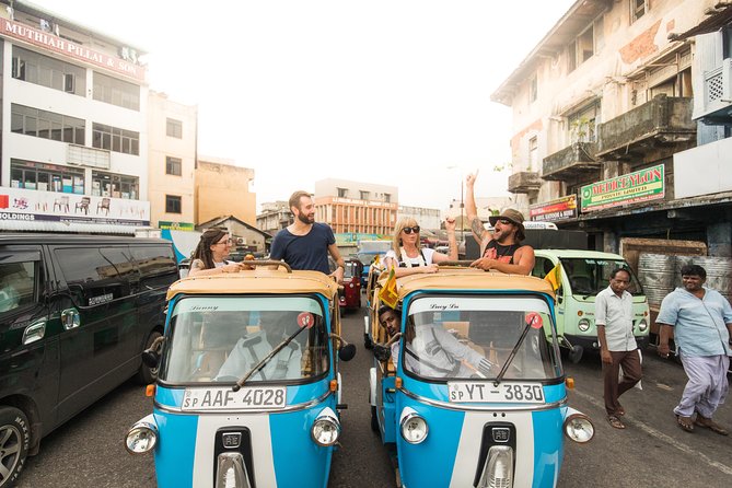 Colombo Tuk Tuk Safari - Independence Square and the city after dark