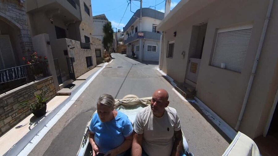 Crete: Malia, Potamos Beach, and Sissi Tuk Tuk Tour - A quieter hour at Potamos Beach