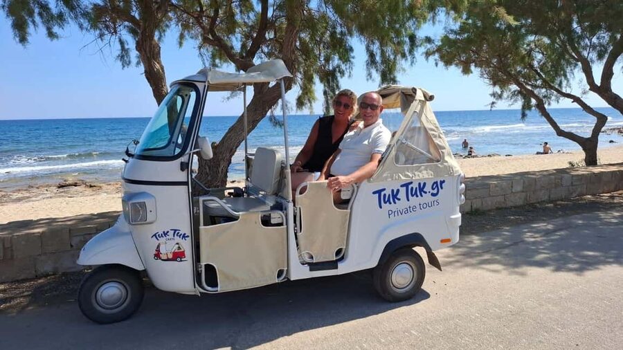 Crete: Private Tuk Tuk Tour of 7 Villages with Tastings - The honey, raki, and olive oil tasting