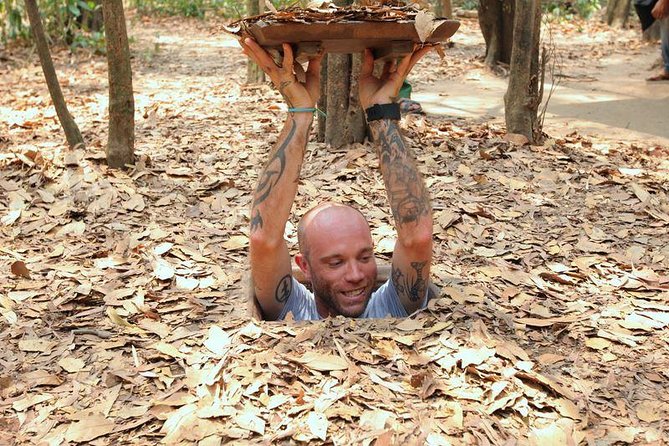 CuChi Tunnels&Mekong Delta-Boat,TukTuk,Coconut Village SmallGroup - Entering the Cu Chi Tunnels