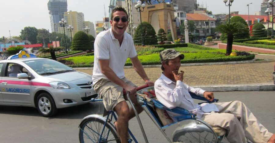 Customized Ho Chi Minh City Experience on Cyclo with Driver - Setting off from District 1