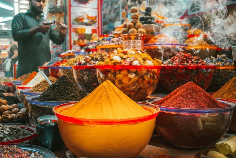Delhi: Old Delhi Tour with Rickshaw Ride & Hotel Pickup - Khari Baoli brings the strongest smells